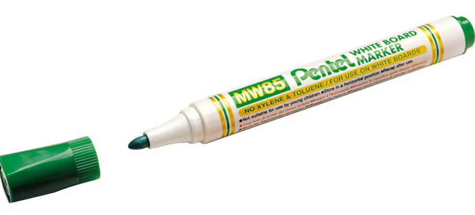 Marker do tablic suchościeralny - Pentel - zielony