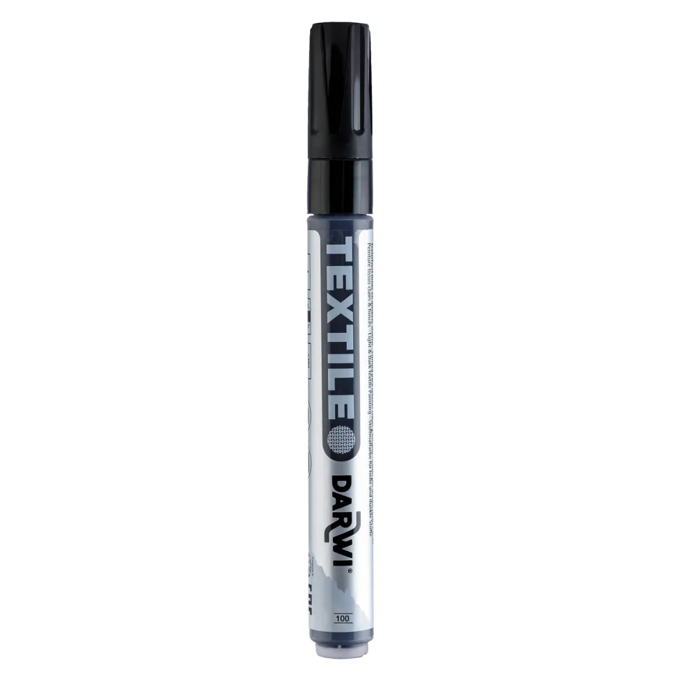 Marker do tkanin Textile - Darwi - Black 2 mm