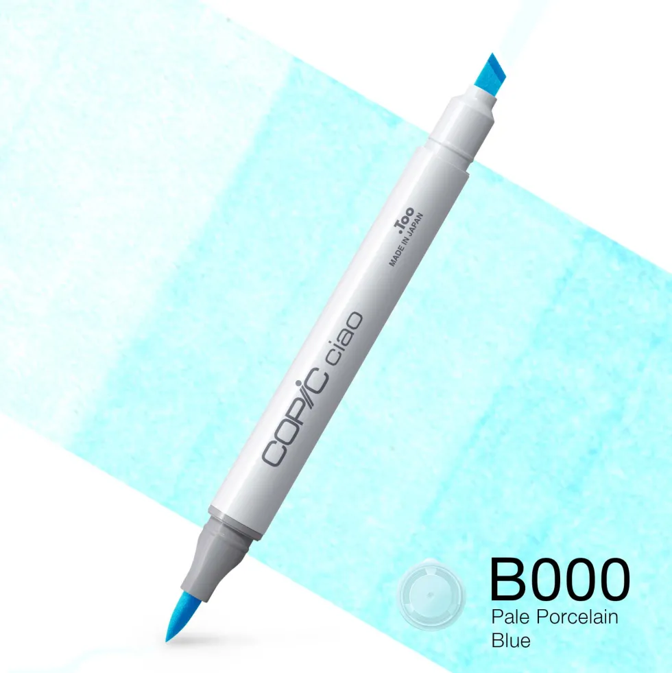 Marker dwustronny Copic Ciao - B000 Pale Porcelain Blue