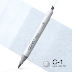 Marker dwustronny Copic Ciao - C-1 Cool Gray No.1