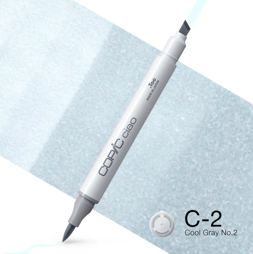 Marker dwustronny Copic Ciao - C-2 Cool Gray No. 2