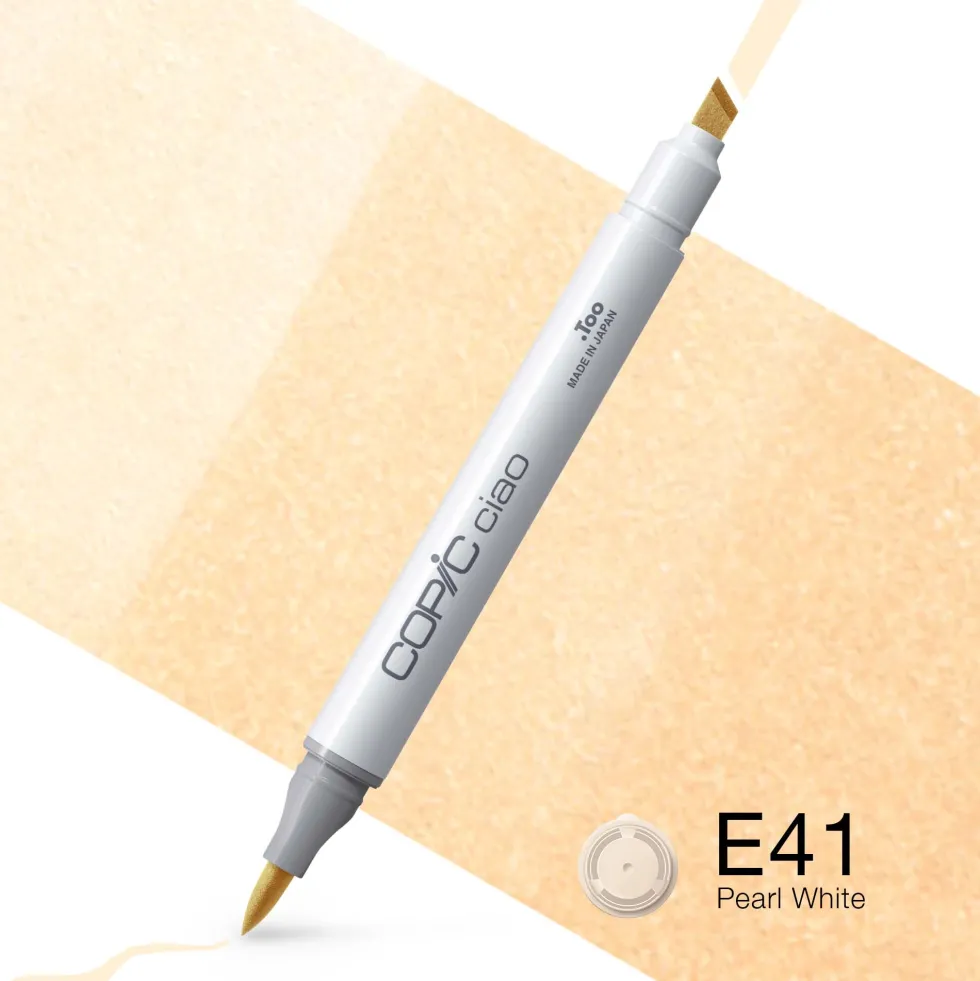 Marker dwustronny Copic Ciao - E41 Pearl White