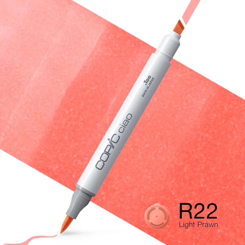 Marker dwustronny Copic Ciao - R22 Light Prawn