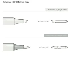 Marker dwustronny Copic Ciao - V04 Lilac