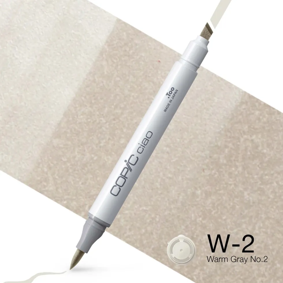 Marker dwustronny Copic Ciao - W-2 Warm Gray No.2