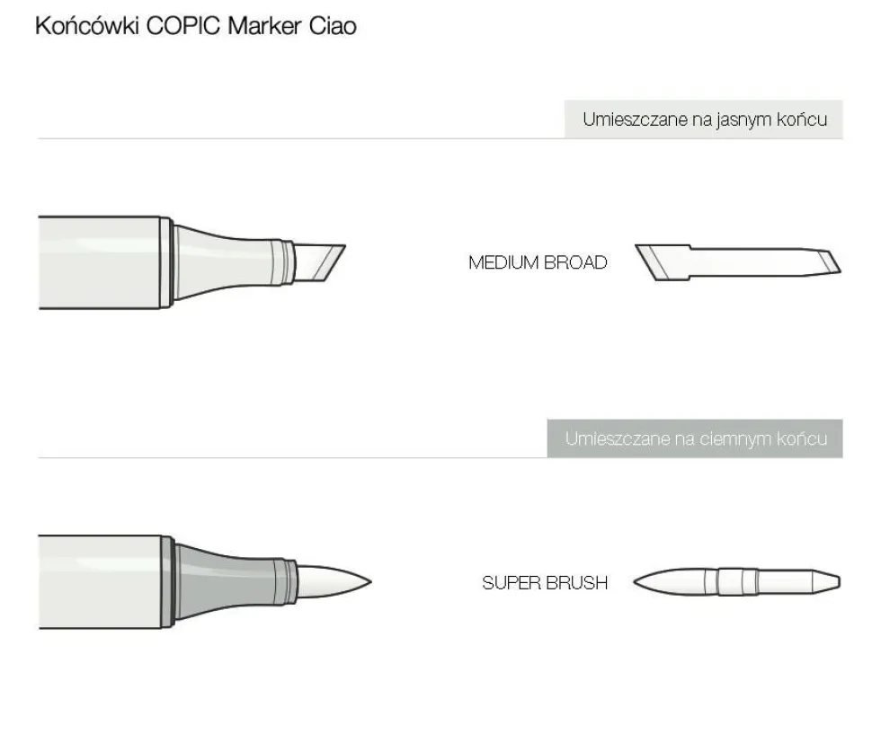 Marker dwustronny Copic Ciao - W-2 Warm Gray No.2