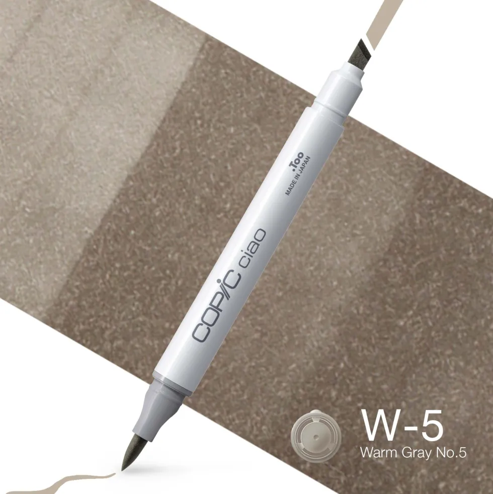 Marker dwustronny Copic Ciao - W-5 Warm Gray No. 5