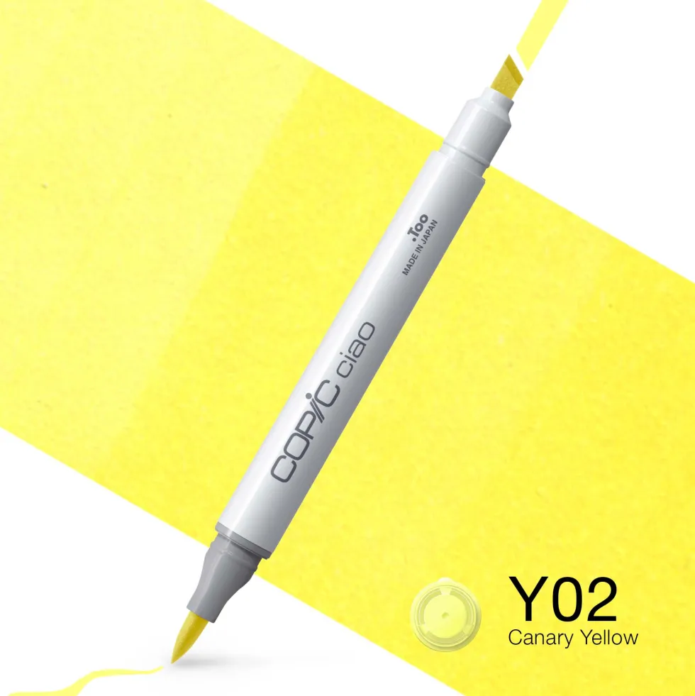 Marker dwustronny Copic Ciao - Y02 Canary Yellow