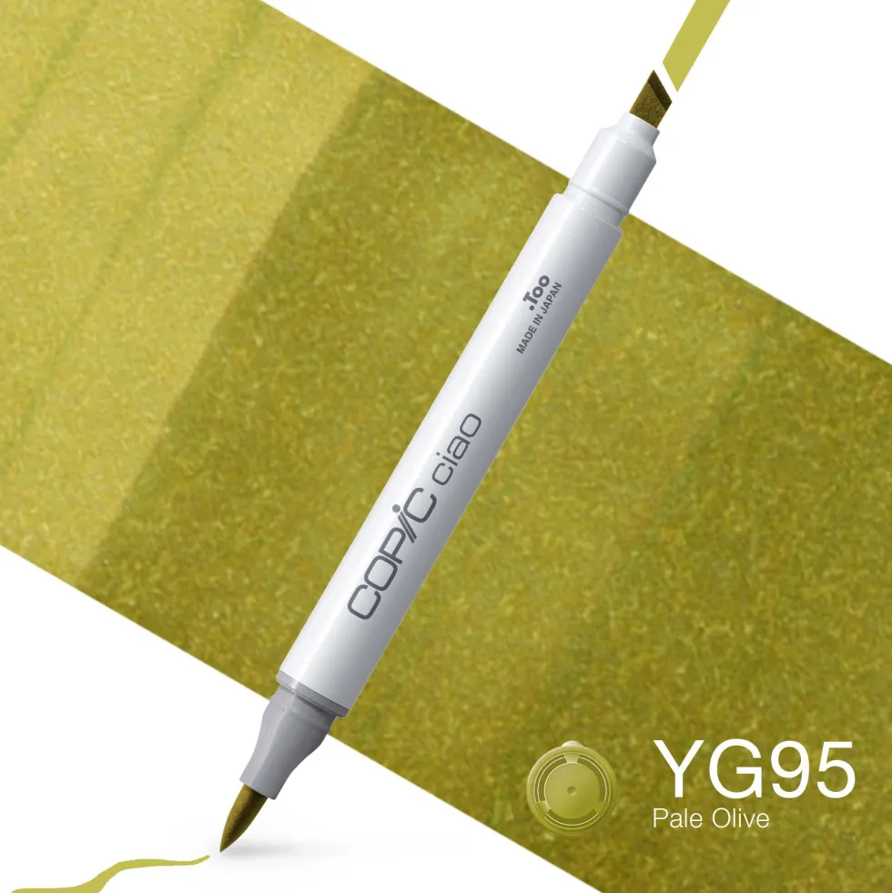 Marker dwustronny Copic Ciao - YG95 Pale Olive