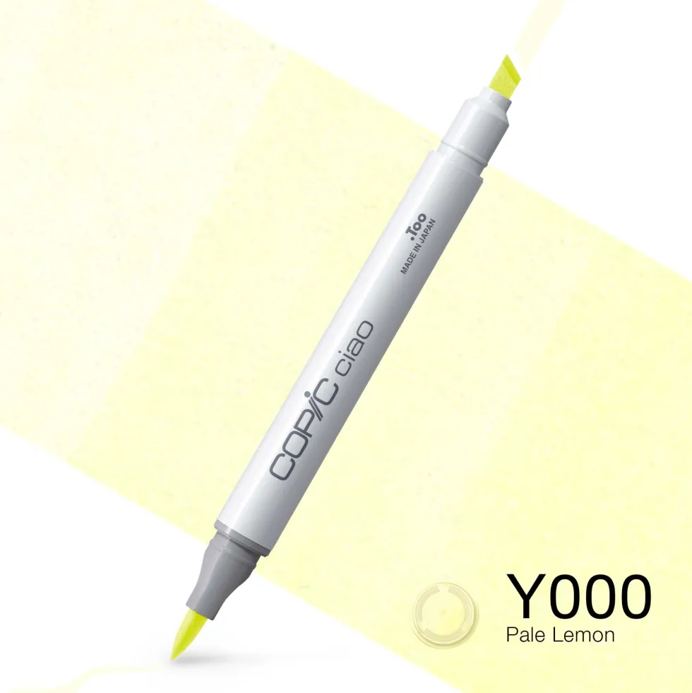 Marker dwustronny Copic Ciao - Y000 Pale Lemon