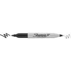 Marker dwustronny Twin Tip - Sharpie - czarny