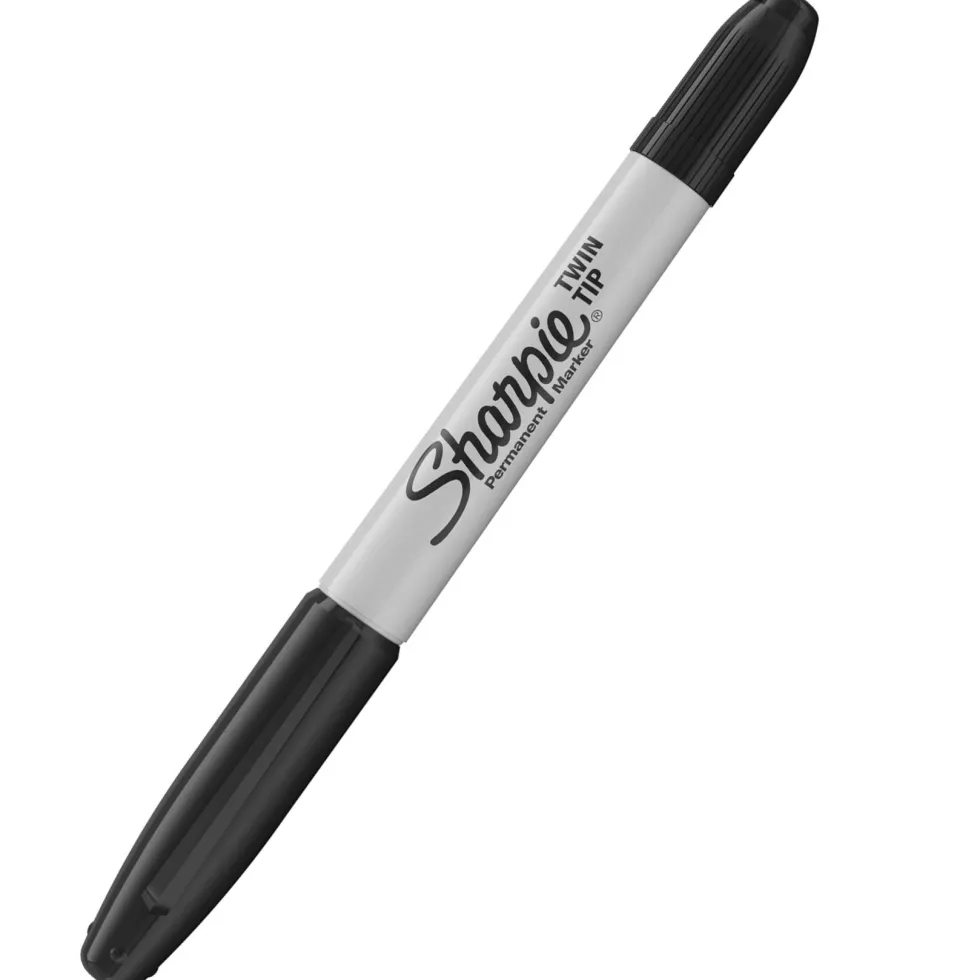 Marker dwustronny Twin Tip - Sharpie - czarny