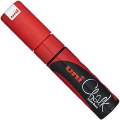 Marker kredowy do tablic PWE-8K - Uni - czerwony