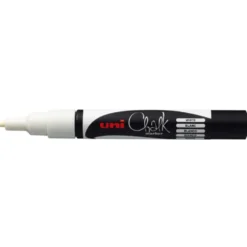 Marker kredowy do tablic PWE-3MS - Uni - biały 0,9 - 1,3 mm