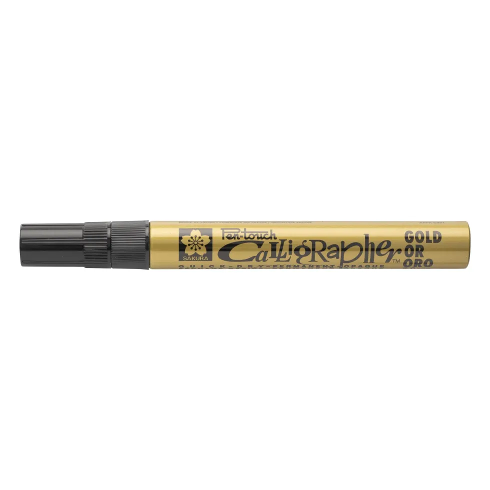 Marker olejny Pen-Touch Calligrapher - Sakura - Gold, 1,8 mm
