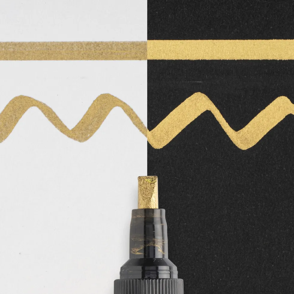 Marker olejny Pen-Touch Calligrapher - Sakura - Gold, 1,8 mm