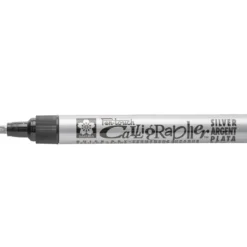 Marker olejny Pen-Touch Calligrapher - Sakura - Silver, 5 mm