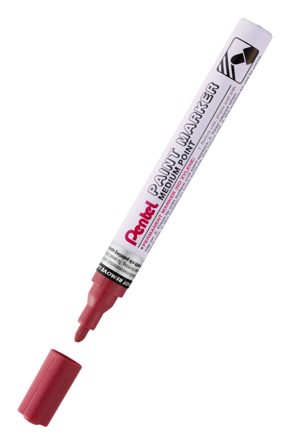 Marker olejowy Paint Marker - Pentel - perłowy czerwony