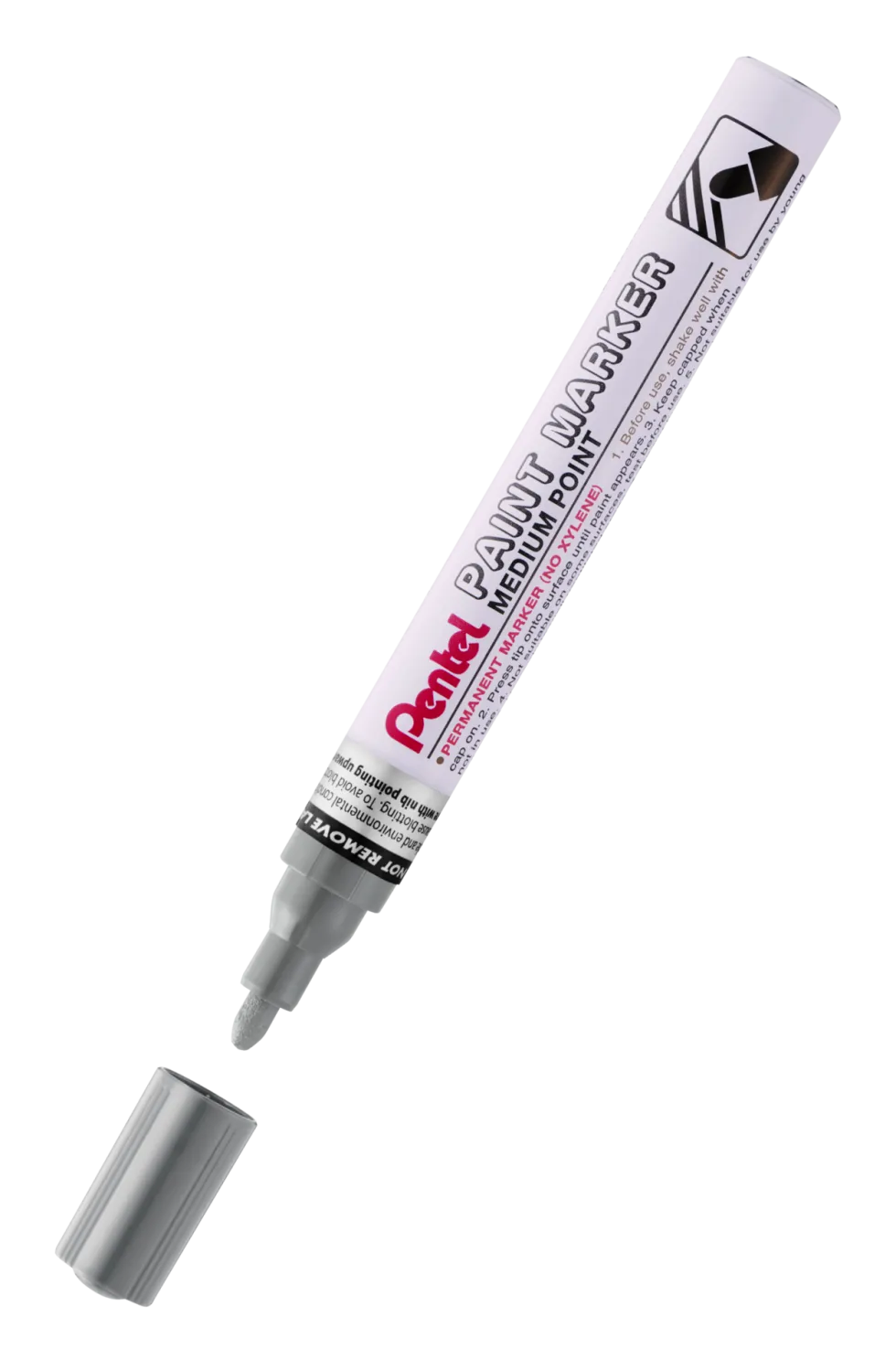 Marker olejowy Paint Marker - Pentel - szary