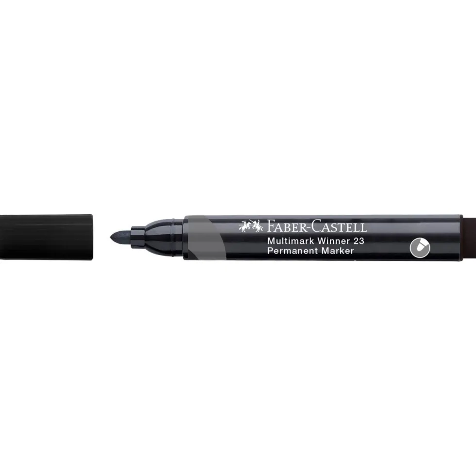 Marker permanentny Multimark Winner 23 - Faber-Castell - czarny