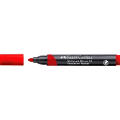 Marker permanentny Multimark Winner 23 - Faber-Castell - czerwony