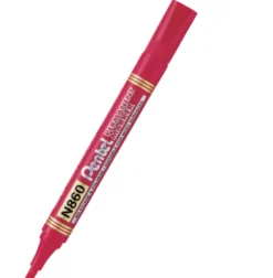 Marker permanentny N860 - Pentel - czerwony, 4,5 mm