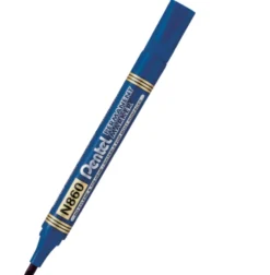 Marker permanentny N860 - Pentel - niebieski, 4,5 mm