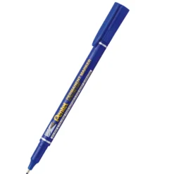 Marker permanentny, wodoodporny - Pentel - niebieski, 0,6 mm