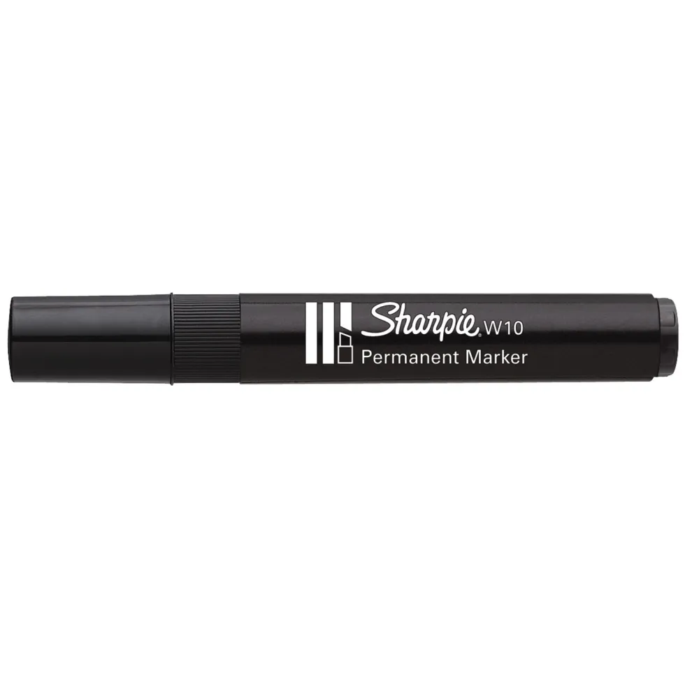 Marker permanentny W10 - Sharpie - czarny, 1,5-5 mm