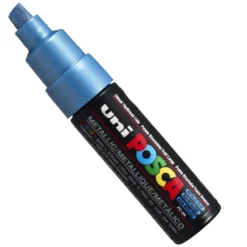 Marker Posca PC-8K - Uni - niebieski, metallic blue