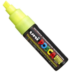 Marker Posca PC-8K - Uni - żółty, fluo yellow