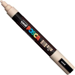 Marker Posca PC-5M - Uni - beżowy, beige