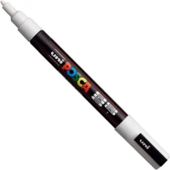 Marker Posca PC-3M - Uni - biały, white