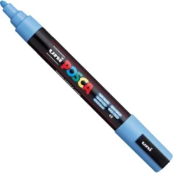 Marker Posca PC-5M - Uni - błękitny, sky blue