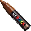 Marker Posca PC-7M - Uni - brązowy, brown