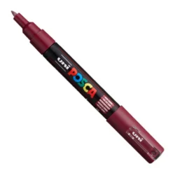 Marker Posca PC-1M - Uni - czerwony, red wine