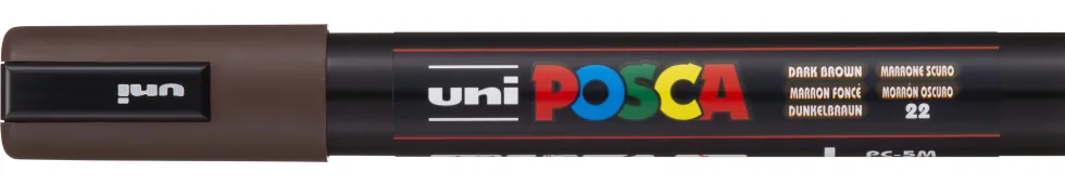Marker Posca PC-5M - Uni - Dark Brown