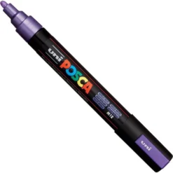Marker Posca PC-5M - Uni - fioletowy, metallic violet