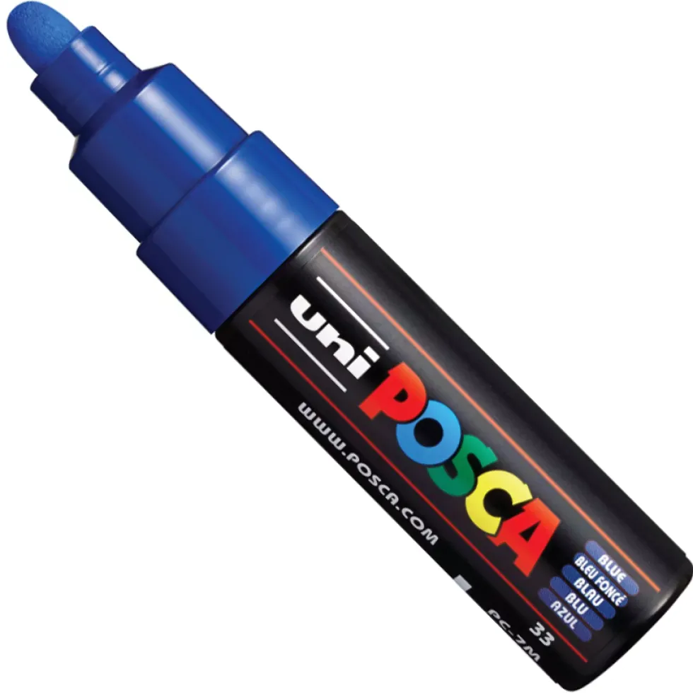 Marker Posca PC-7M - Uni - niebieski, blue