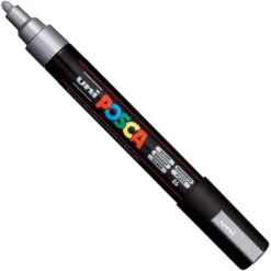 Marker Posca PC-5M - Uni - srebrny, silver