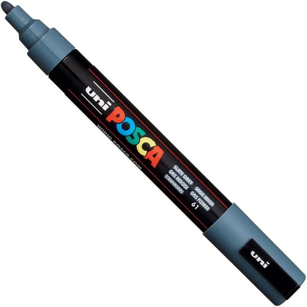 Marker Posca PC-5M - Uni - szary, slate grey