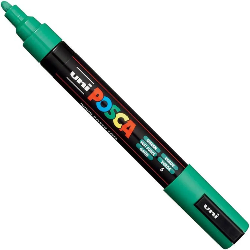 Marker Posca PC-5M - Uni - zielony, green