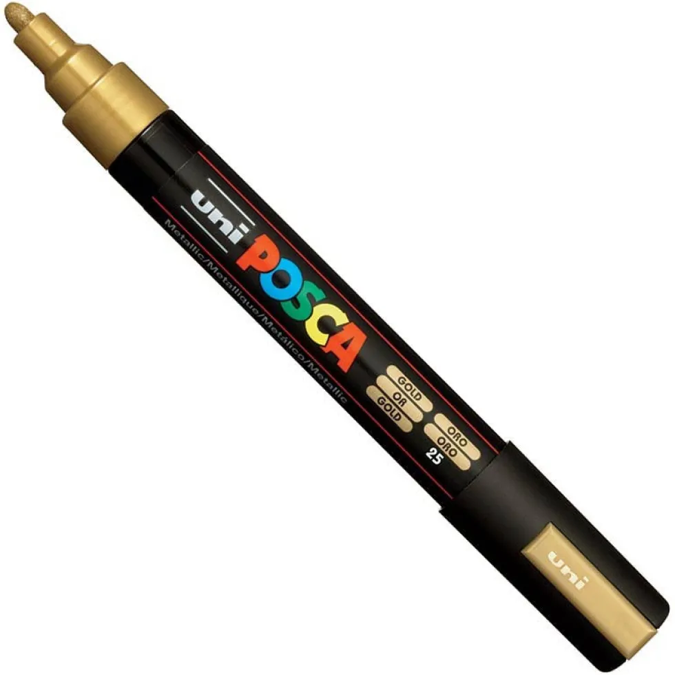 Marker Posca PC-5M - Uni - złoty, gold