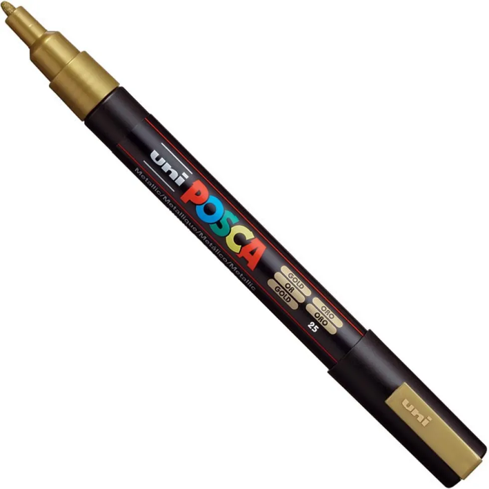 Marker Posca PC-3M - Uni - złoty, gold