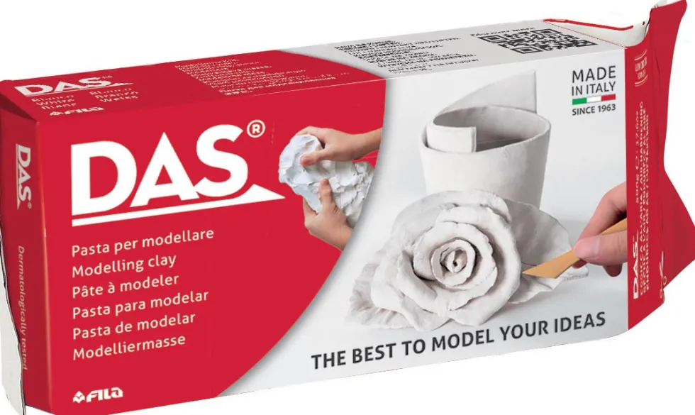 Masa modelarska - DAS - biała, 1 kg
