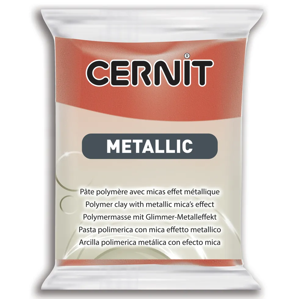 Masa termoutwardzalna Metallic - Cernit - 057, Copper, 56 g