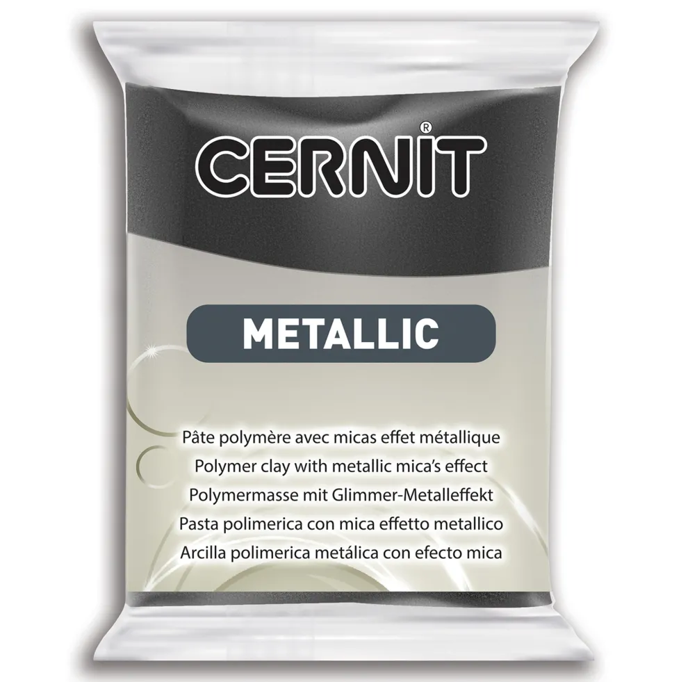 Masa termoutwardzalna Metallic - Cernit - 169, Hematite, 56 g