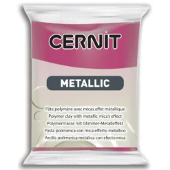 Masa termoutwardzalna Metallic - Cernit - 460, Magenta, 56 g