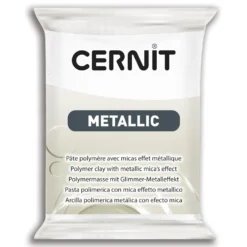 Masa termoutwardzalna Metallic - Cernit - 085, Pearl White, 56 g