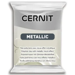 Masa termoutwardzalna Metallic - Cernit - 080, Silver, 56 g